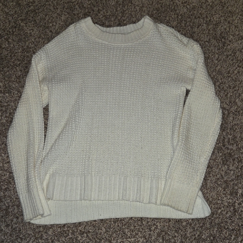 SO Women's Off-White Crew Neck Sweater